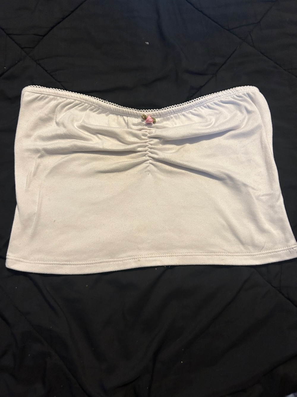 Women’s Strapless Bandeau Tube Top - White